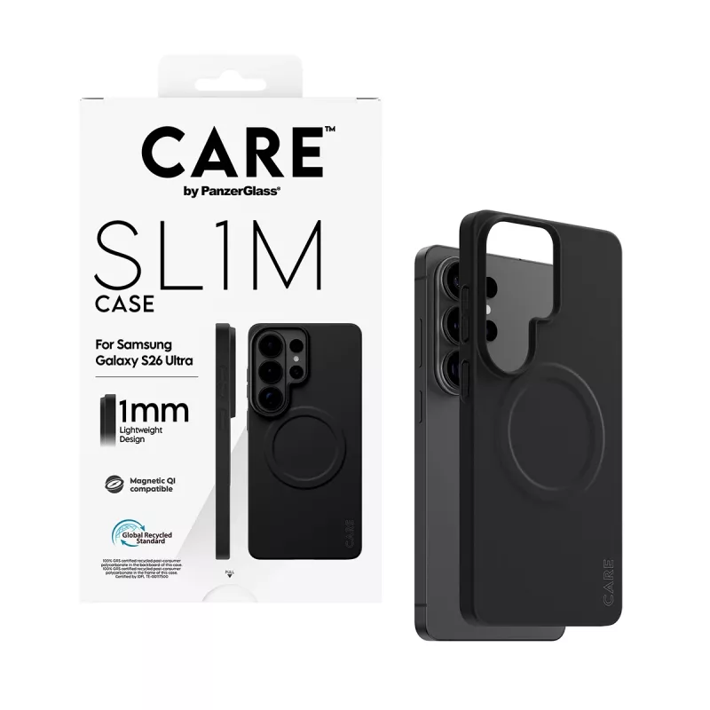 Custodia protettiva PanzerGlass CARE SL1M per Samsung Galaxy S26 Ultra, nero