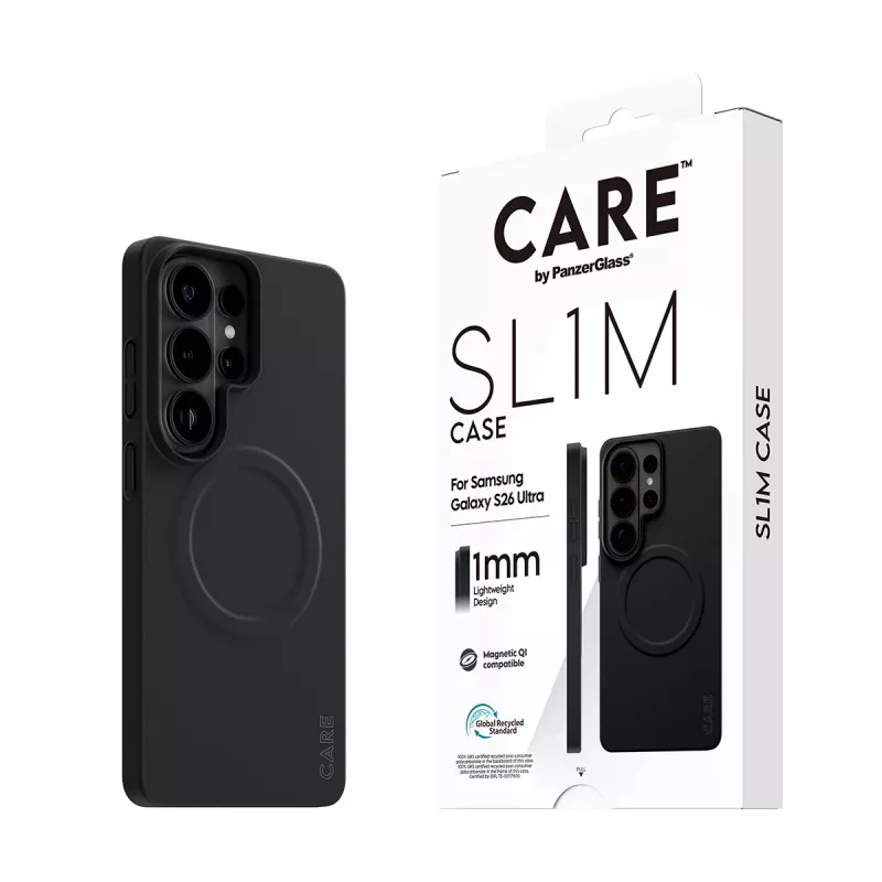 Custodia protettiva PanzerGlass CARE SL1M per Samsung Galaxy S26 Ultra, nero