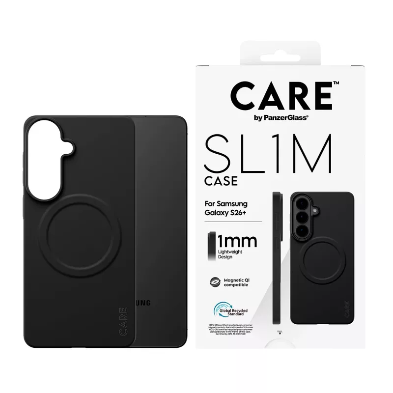 Custodia protettiva PanzerGlass CARE SL1M per Samsung Galaxy S26+ in nero (CR06231)