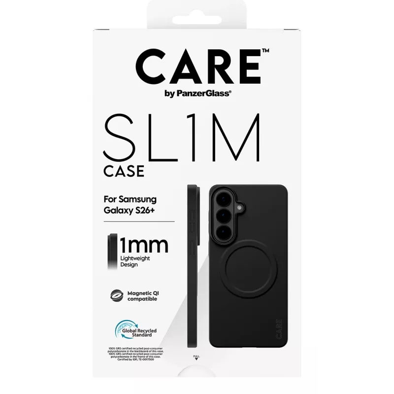Custodia protettiva PanzerGlass CARE SL1M per Samsung Galaxy S26+ in nero (CR06231)
