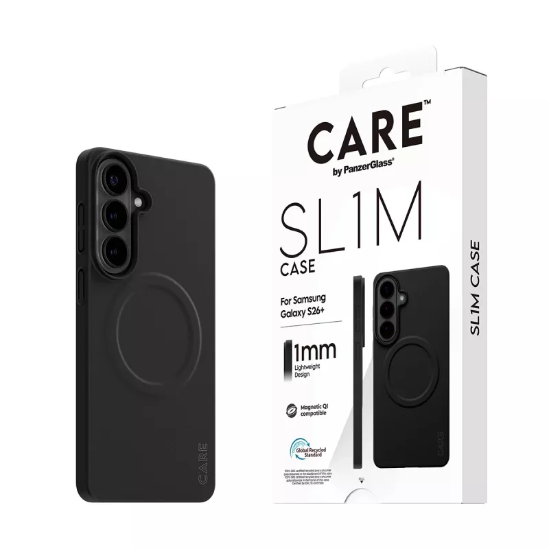 Custodia protettiva PanzerGlass CARE SL1M per Samsung Galaxy S26+ in nero (CR06231)