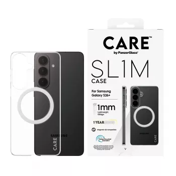 PanzerGlass CARE™ SL1M Custodia protettiva trasparente con Qi per Samsung Galaxy S26+ (6,7