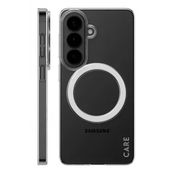 PanzerGlass CARE™ SL1M Custodia protettiva trasparente con Qi per Samsung Galaxy S26, compatibile con schermi fino a 16 cm (6,3