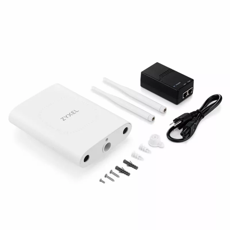 Access point wireless Zyxel NWA55BE — dual band 2.4/5 GHz, 5100 Mbit/s, PoE, bianco