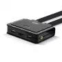 Lindy Switch KVM a 2 porte, HDMI 4K60, USB 2.0 e audio, cavo, nero