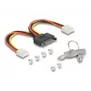 Gabbia per HDD DeLOCK 47070 compatibile con rack metallo 100 mm di larghezza
