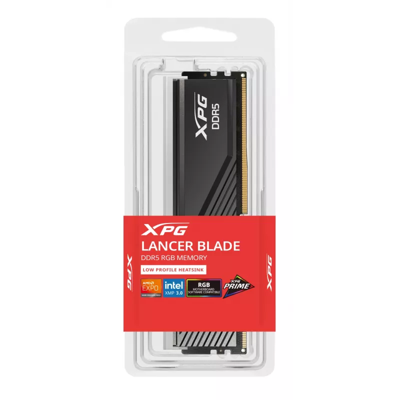 16 GB ADATA DIMM 6000 (nero, AX5U6000C3016G-SLABRBK, XPG Lancer Blade RGB, INTEL XMP, AMD EXPO)