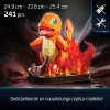 4D Build, kit di montaggio modello 3D Pokémon Charmander, figura Pokémon, Kanto First Partner Collection, decorazione da scrivania, 241 pezzi, dai 12 anni