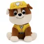 PAW Patrol GUND peluche ufficiale Rubble nella caratteristica uniforme da operaio edile, peluche per bambini da 1 anno, 15 cm