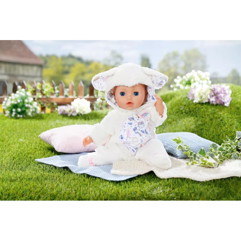 BABY born Schaf-Strampler 43 cm tutina per bambole