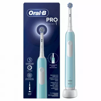 Oral-B Pro 1 Sensitive Clean spazzolino elettrico per adulti, rotante-oszillante, blu