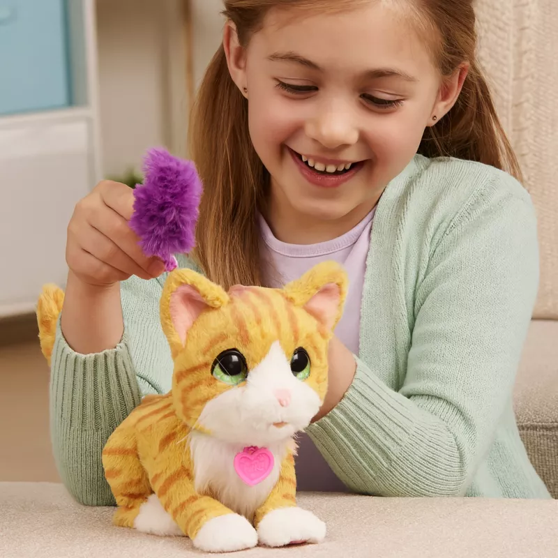 Just Play FurReal Bella, gatto giocattolo, 4 anni, interattivo, AA, batterie incluse