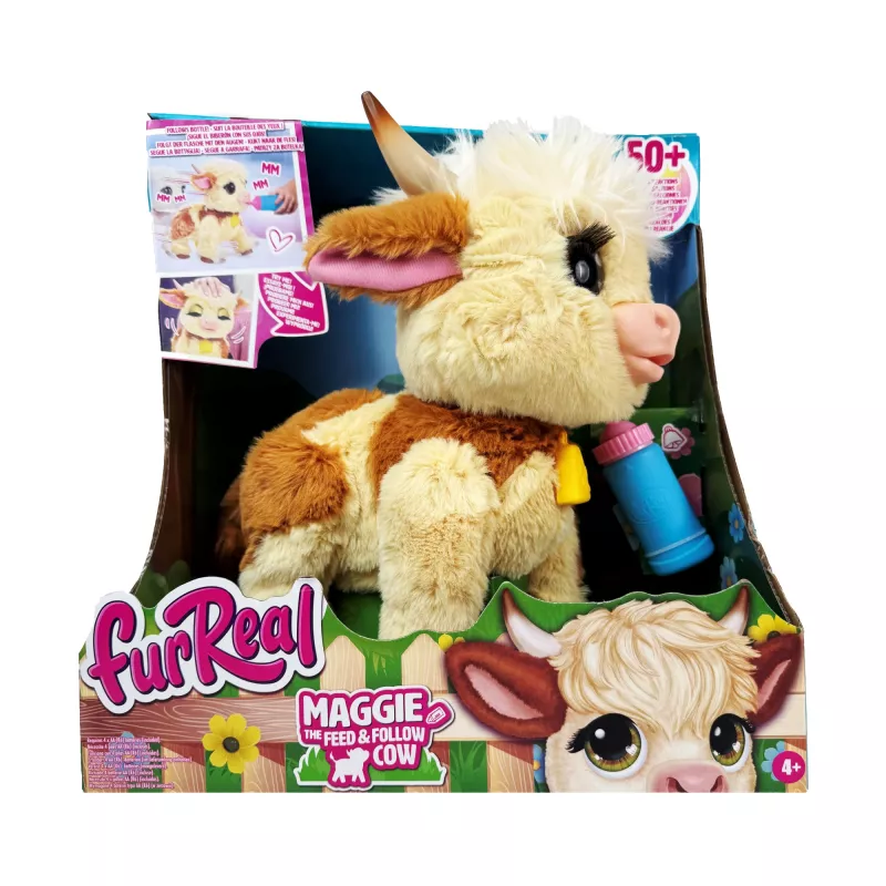 Just Play FurReal Maggie, mucca, 4 anno/i, interattivo, AA, batterie incluse