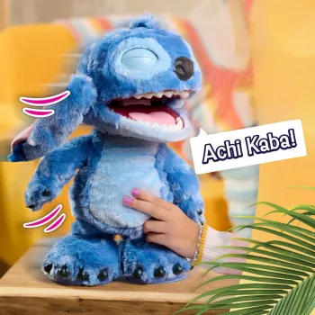 Just Play Disney Stitch - Ultimate Stitch, figura, 3 anno/i, interattivo, con suono, AA, batterie incluse