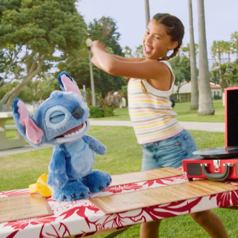 Just Play Disney Stitch - Ultimate Stitch, figura, 3 anno/i, interattivo, con suono, AA, batterie incluse