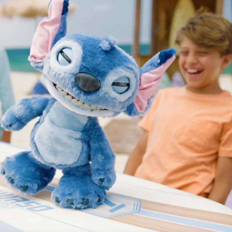 Just Play Disney Stitch - Ultimate Stitch, figura, 3 anno/i, interattivo, con suono, AA, batterie incluse