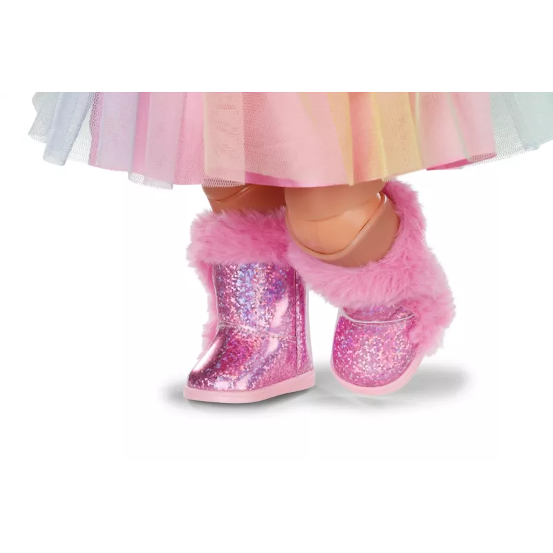 BABY born stivali glitterati 2 assorted 43 cm scarpe per bambola