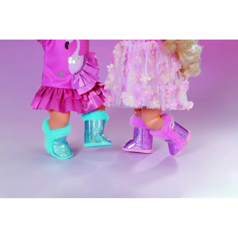 BABY born stivali glitterati 2 assorted 43 cm scarpe per bambola