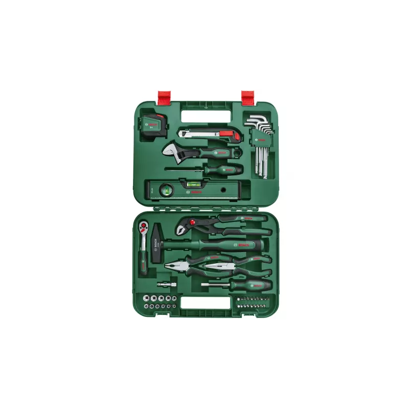 Set di utensili Bosch Advanced 52 pezzi — Set di utensili manuali Advanced Bosch da 52 pezzi