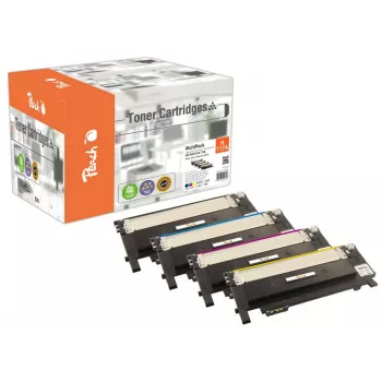 Peach PT1152 cartuccia toner 4 pz. compatibile nero, ciano, magenta, giallo