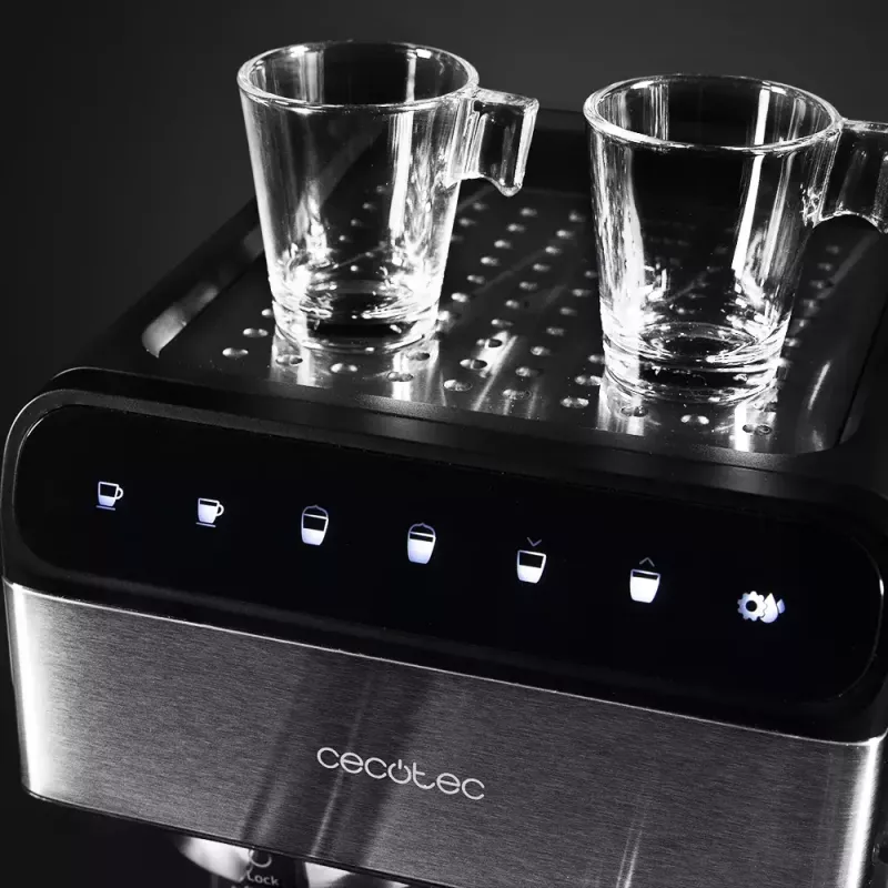 Macchina per espresso CECOTEC Power Instant-ccino 20 Touch – automatica, serbatoio acqua 1,4 L, 2 tazze, 1350 W