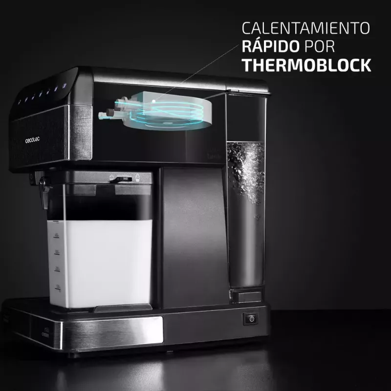 Macchina per espresso CECOTEC Power Instant-ccino 20 Touch – automatica, serbatoio acqua 1,4 L, 2 tazze, 1350 W