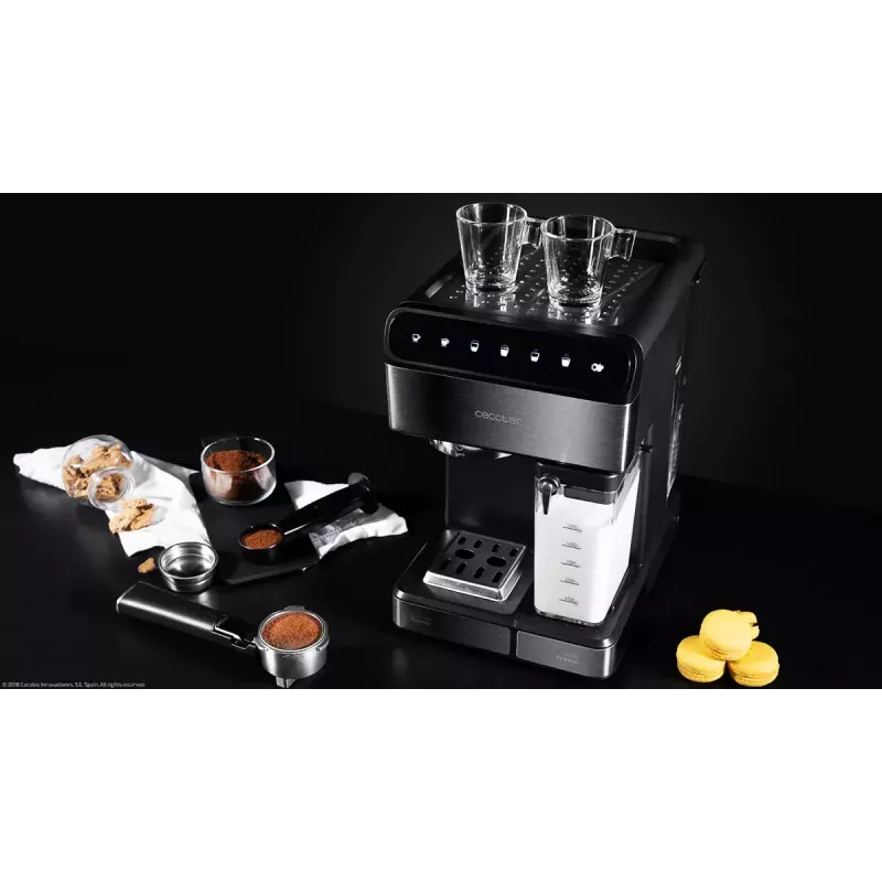 Macchina per espresso CECOTEC Power Instant-ccino 20 Touch – automatica, serbatoio acqua 1,4 L, 2 tazze, 1350 W
