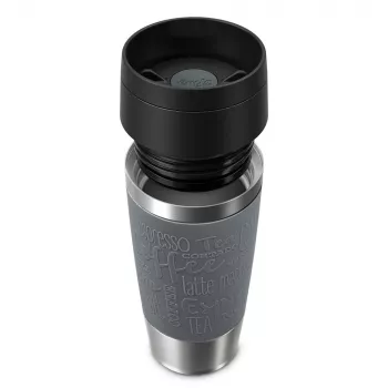 Tazza termica EMSA Travel Mug Classic 360 ml grigio acciaio inox