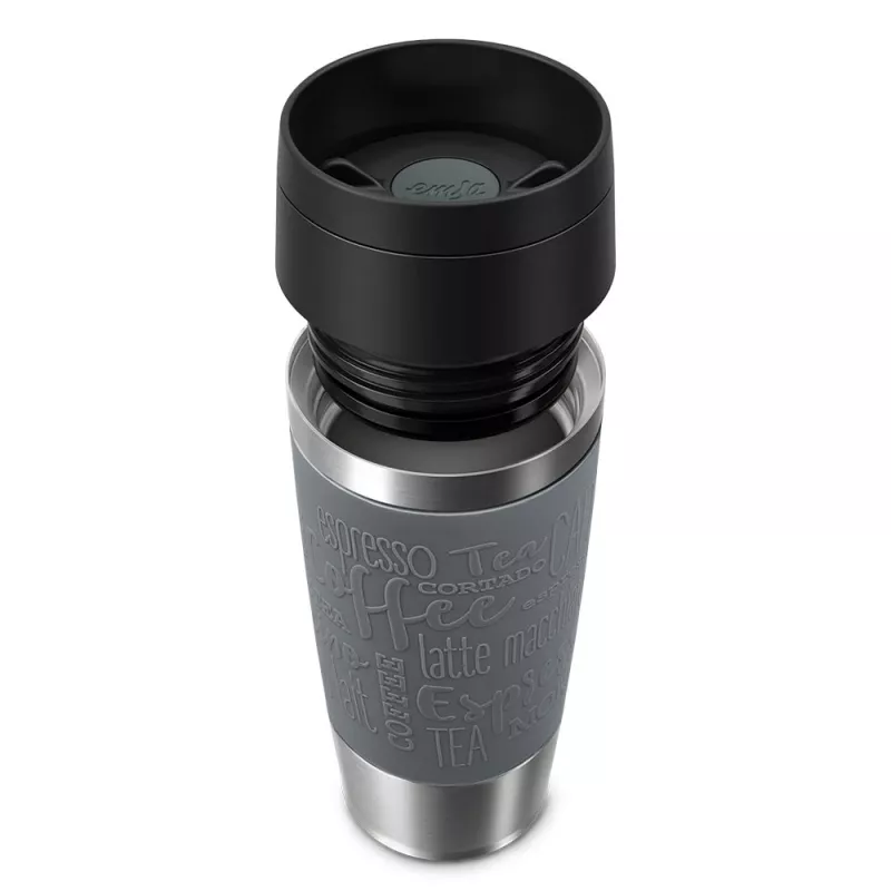 Tazza termica EMSA Travel Mug Classic 360 ml grigio acciaio inox