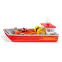 Siku Feuerwehr-Arbeitsboot modello imbarcazione dei vigili del fuoco preassemblato 1:50