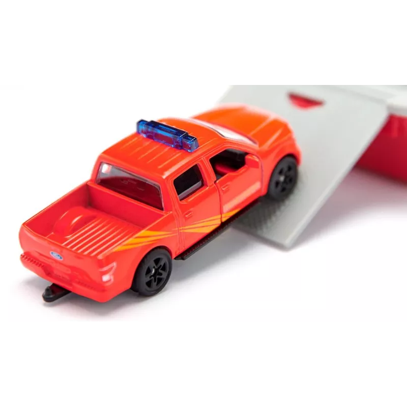 Siku Feuerwehr-Arbeitsboot modello imbarcazione dei vigili del fuoco preassemblato 1:50