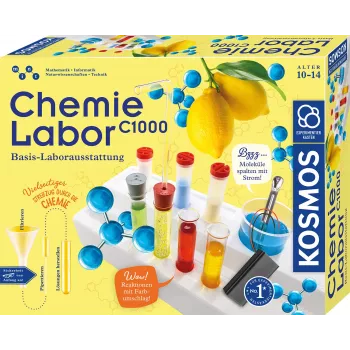 Kosmos Chemielabor C1000, kit di esperimenti, chimica, 10 anni