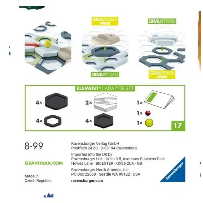 Set adattatore di espansione Ravensburger GraviTrax 27532 per costruzione percorsi