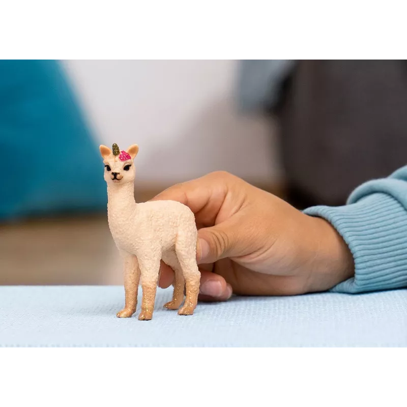 Statua Schleich BAYALA puledro unicorno lama, marrone, da 5 anni
