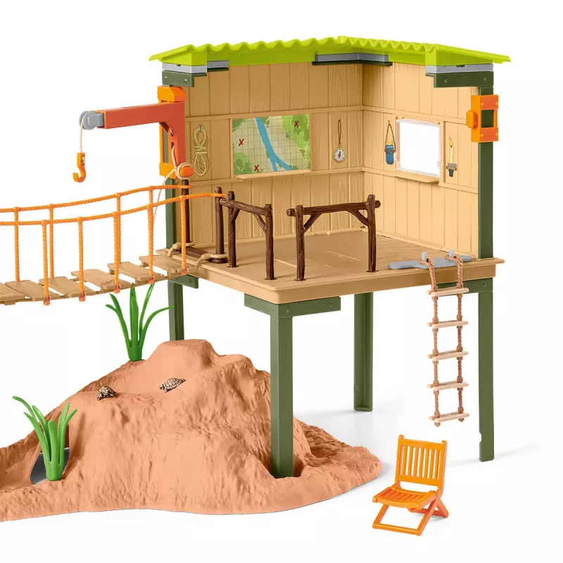 Zoo schleich WILD LIFE stazione avventura ranger multicolore 3-8 anni