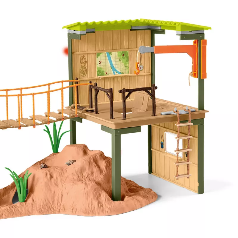 Zoo schleich WILD LIFE stazione avventura ranger multicolore 3-8 anni