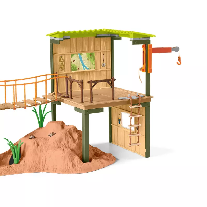 Zoo schleich WILD LIFE stazione avventura ranger multicolore 3-8 anni