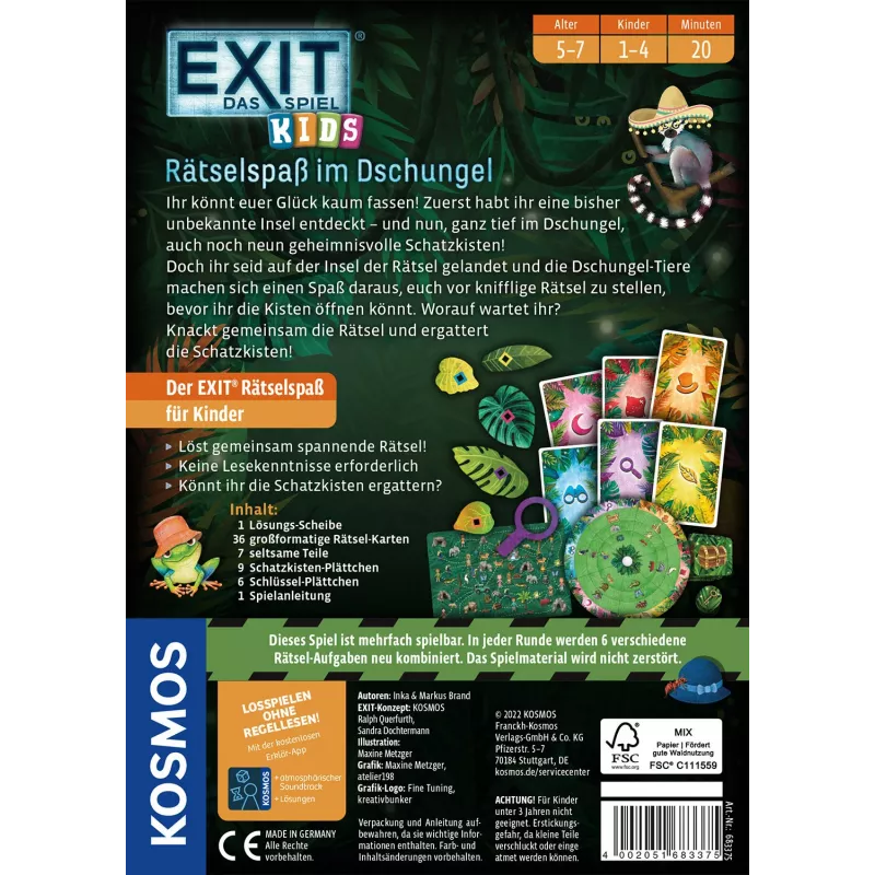 EXIT - Il gioco Kids: enigmi nella giungla