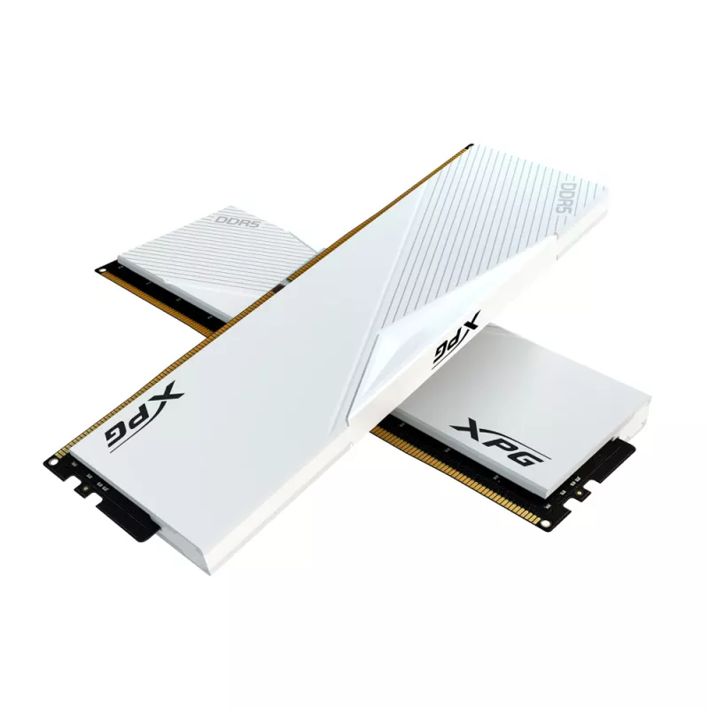 DIMM 32 GB DDR5-6000 (2x 16 GB) Dual-Kit (bianco, AX5U6000C3016G-DCLARWH, Lancer RGB, INTEL XMP)