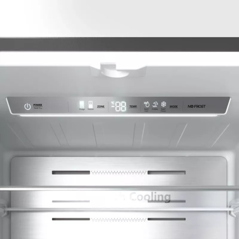 Frigorifero Side-by-Side Hisense RF632N4WIE a libera installazione 485 L grigio, acciaio inox