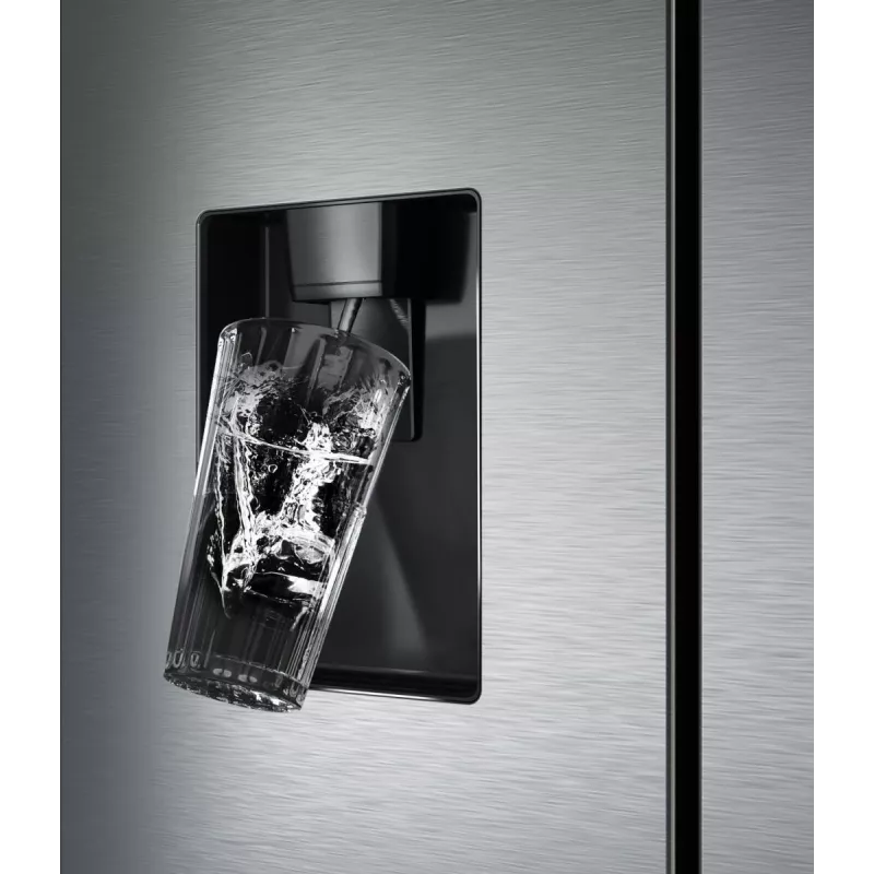 Frigorifero Side-by-Side Hisense RF632N4WIE a libera installazione 485 L grigio, acciaio inox