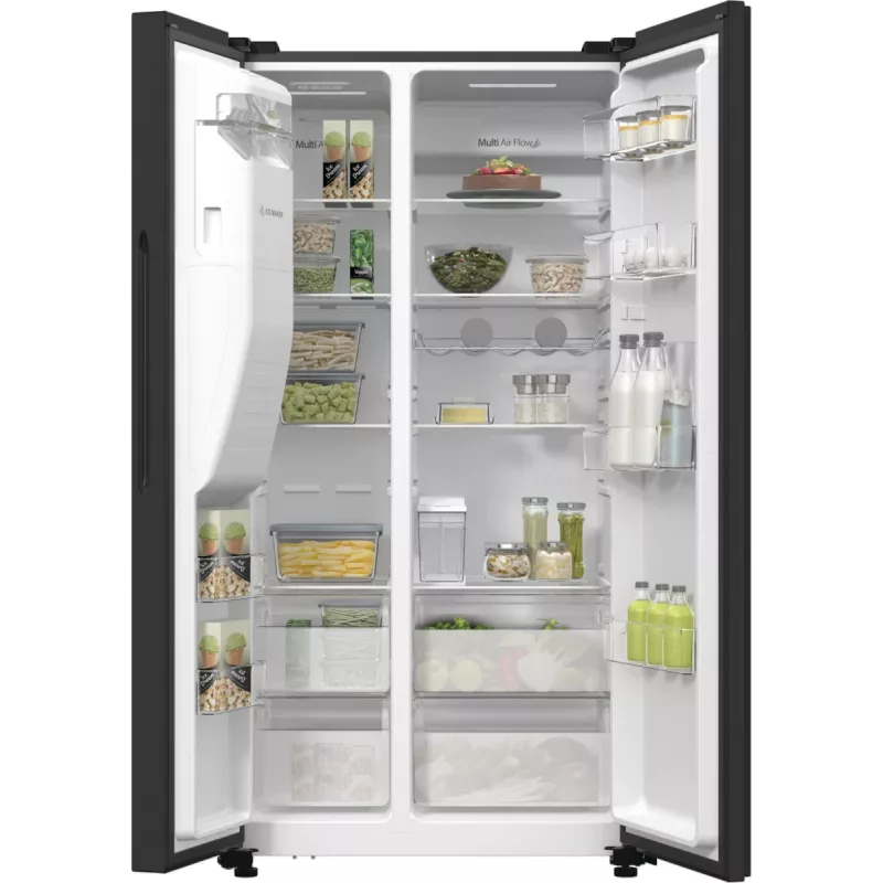 Frigorifero Side-by-Side Hisense RS5P535NTFE a libera installazione 566 L nero