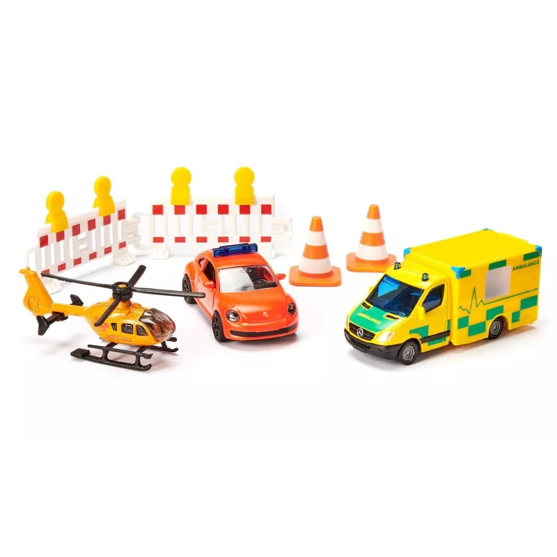 Siku 6332 set di soccorso modello in scala preassemblato