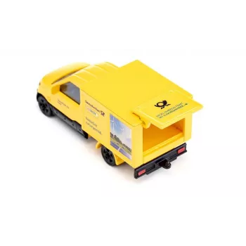 Modellino furgone Siku 1944 metallo plastica nero giallo