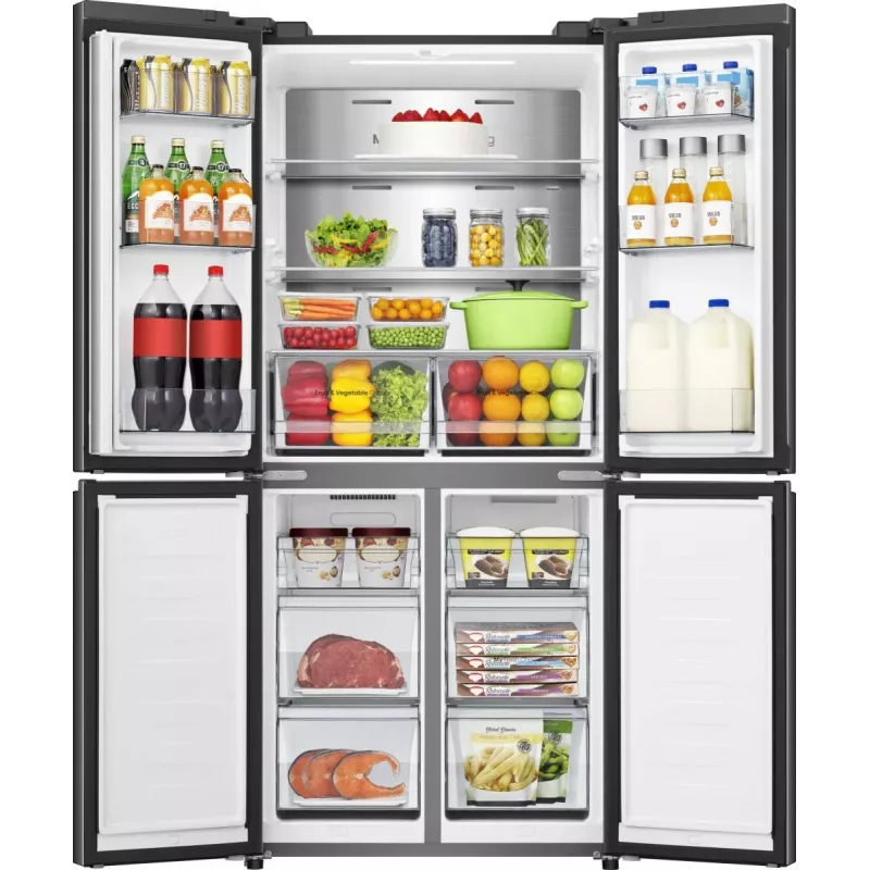 Hisense RQ5P470SAFD libera installazione 483 L nero, acciaio inox