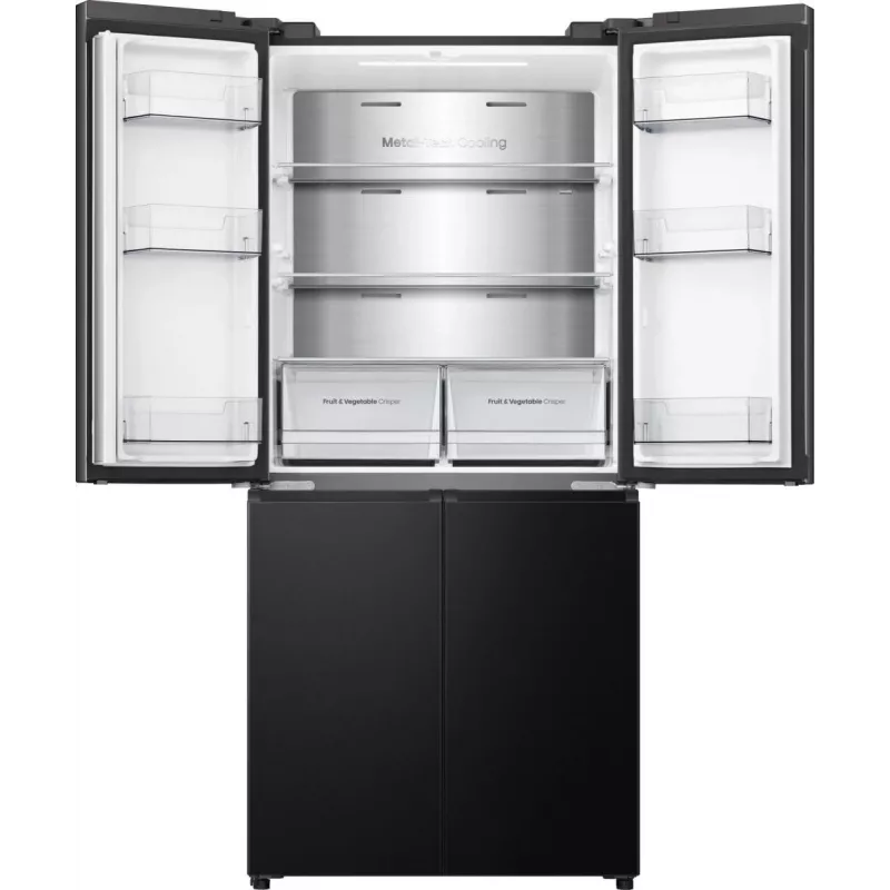 Hisense RQ5P470SAFD libera installazione 483 L nero, acciaio inox