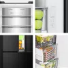 Hisense RQ5P470SAFD libera installazione 483 L nero, acciaio inox