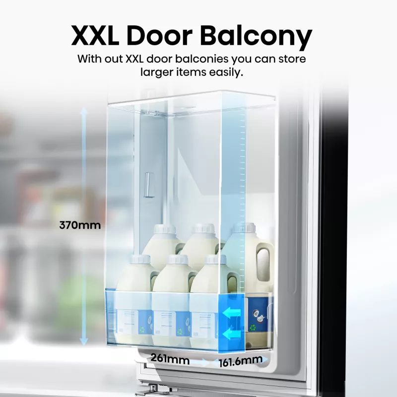 Hisense RQ5P470SAFD libera installazione 483 L nero, acciaio inox