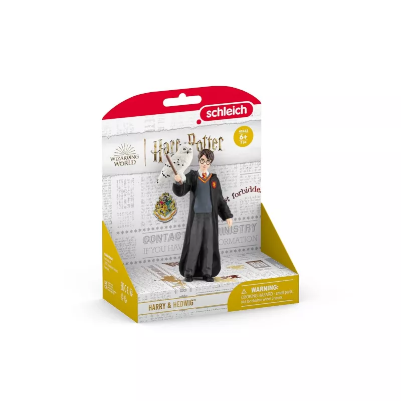 Personaggio Schleich Harry Potter & Hedwig multicolore 42633 età consigliata 6+