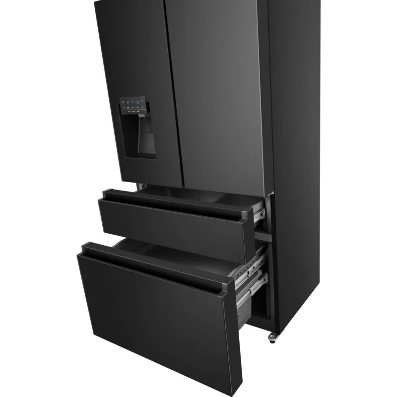 Hisense RF728N4SBFE frigorifero side-by-side libera installazione 560 L nero